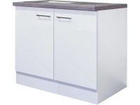 Flex-Well Kuchynská skrinka Joelina pod drez, vr. drezu, 100 x 86 x 57,1 cm