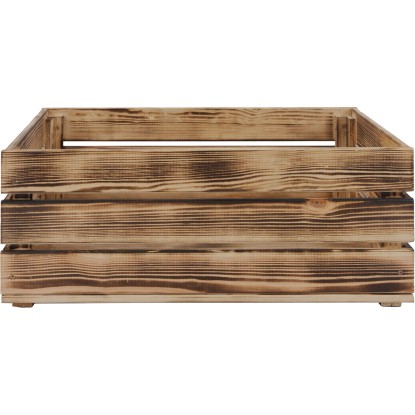 Drevená debna XL borovica žíhaná 23,9 cm x 58,5 cm x 39 cm