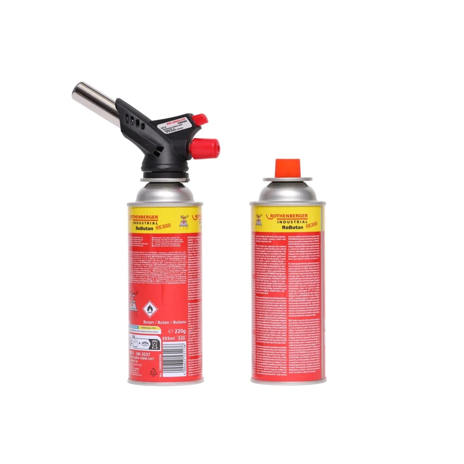 E-shop Rothenberger Súprava plynového horáka a 2 kartuší RS 220 Set