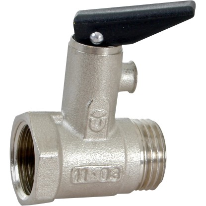 Pojistný ventil s páčkou pro bojler 1/2"