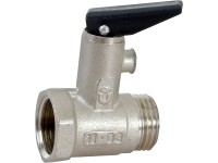 Pojistný ventil s páčkou pro bojler 1/2