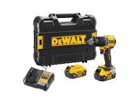 DeWALT 18V XR Aku bezuhlíkový príklep. vŕtací skrutkovač DCD799P2T-QW (2x5,0Ah)