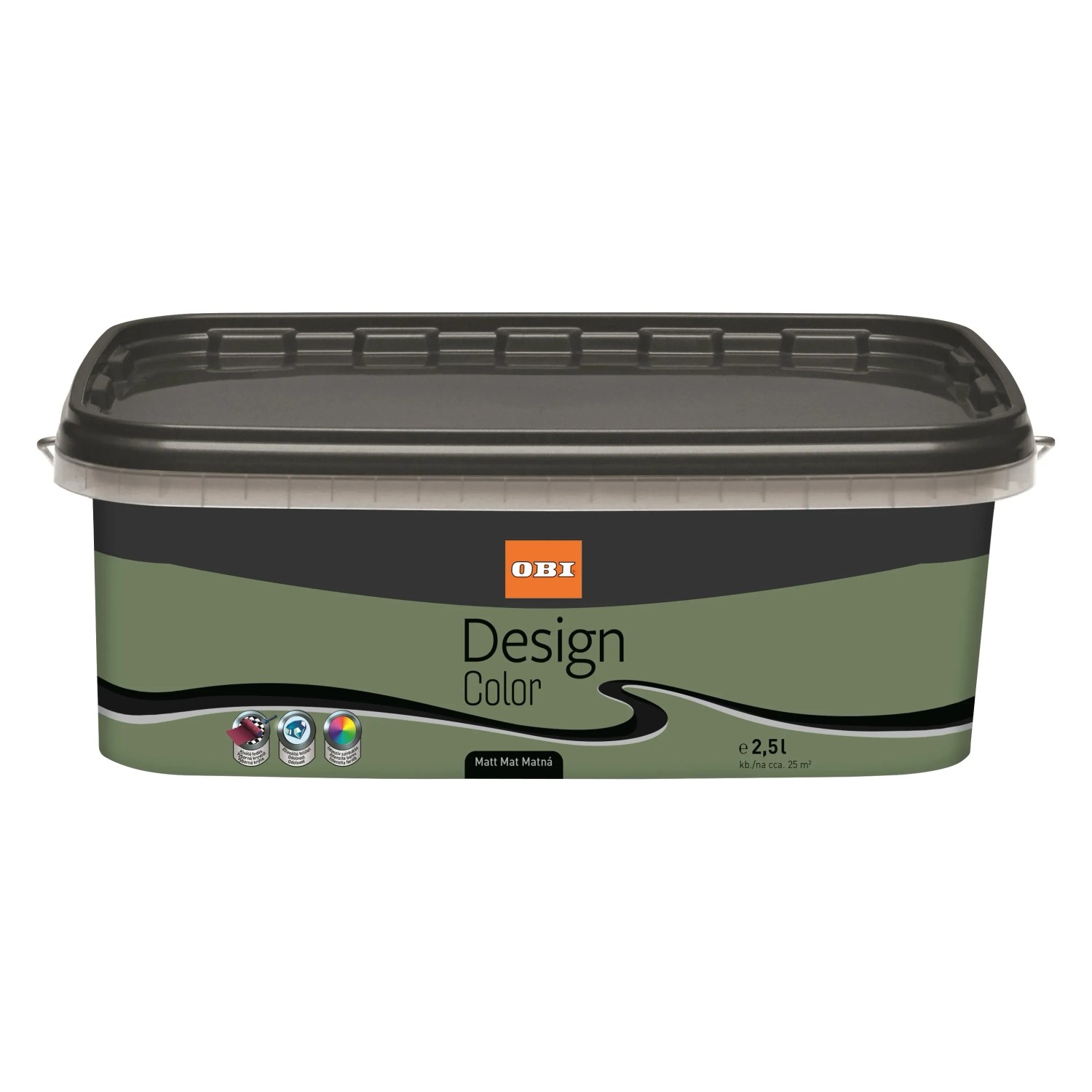 E-shop OBI Interiérová farba Design Color matná Forest 2,5 l