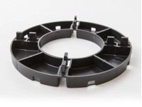 Terč pod dlažbu kruhový čierny 14 mm x 148 mm