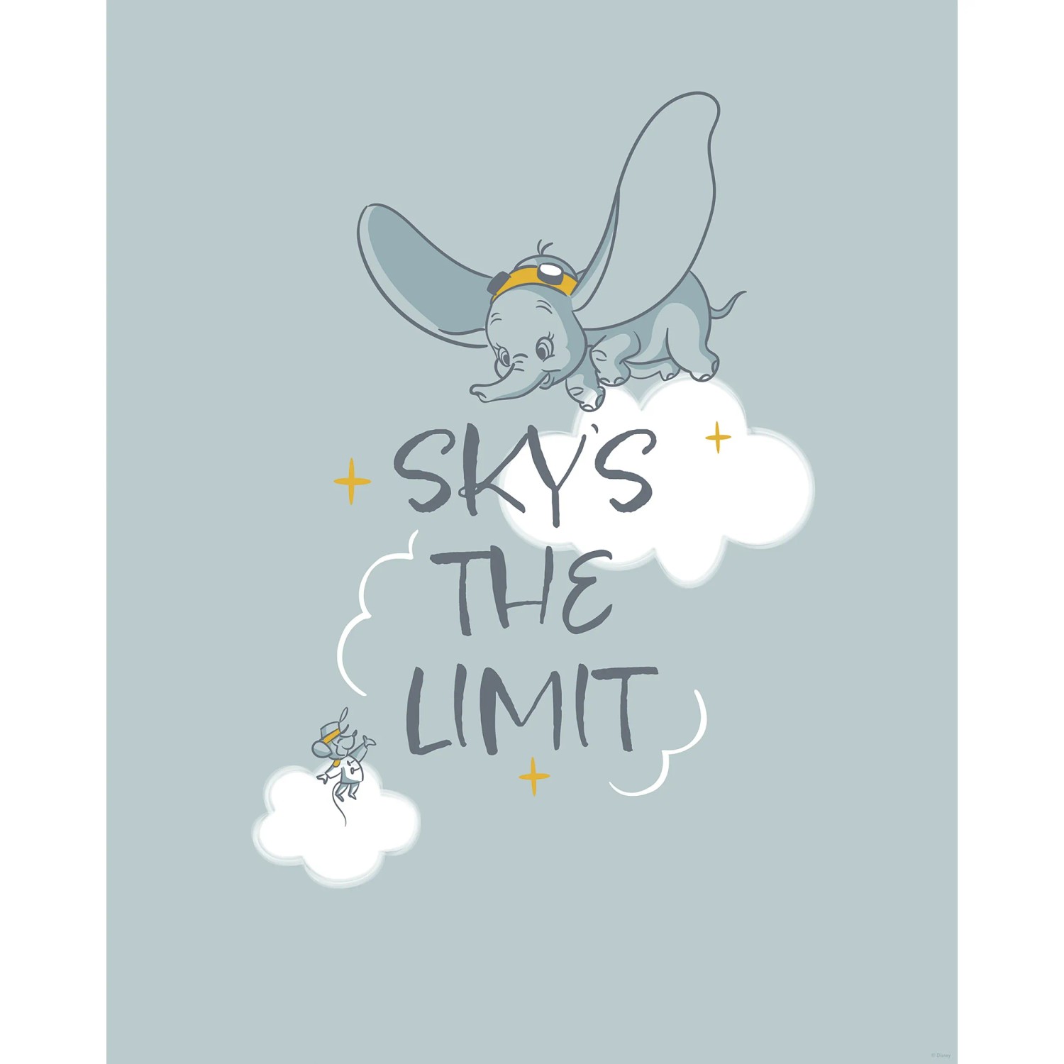 E-shop Komar Plagát Disney Dumbo Sky's the Limit 40 x 50 cm
