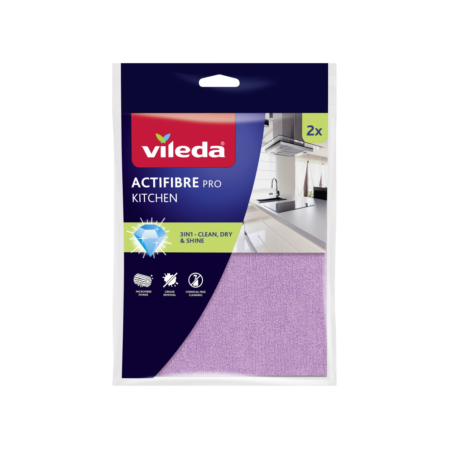 Vileda Mikrohandrička do kuchyne Actifibre 2 ks