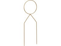 Kovová opora k rastlinám tvar č. 2, zlatá, 10 x 34 cm Kovová opora k rastlinám tvar č. 2, zlatá, 10 x 34 cm