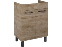 Maximus Skrinka pod umývadlo Cheese, 2 dvierka + nohy, dub Canela, 60 cm