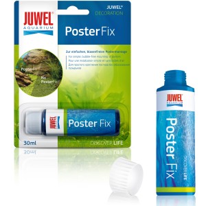 Juwel PosterFix: 30ml lepidlo na bezbublinkové pripevnenie akvarijných pozadí a plagátov.