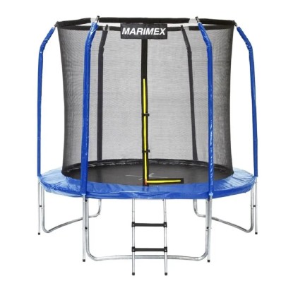 MARIMEX Trampolína Standard + ochranná sieť + schodíky, 244 cm