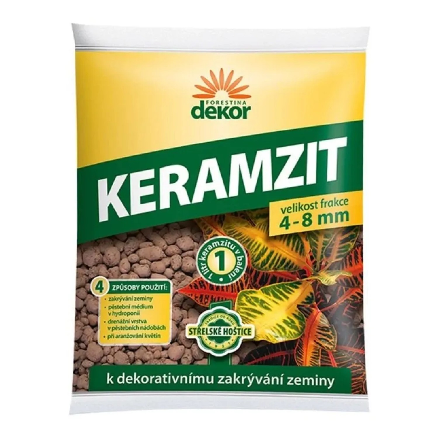 E-shop FORESTINA dekor Keramzit 4-8 mm, 1 l