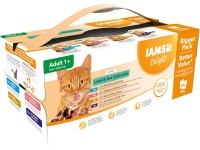 IAMS Multipack Delights Adult s morským a suchozemským mäsom v želé 48x 85 g