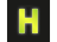 Conacord Reflexné domové písmeno H, žlté, 8 cm