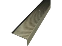 Arcansas Schodová lišta hliníková eloxovaná bronzová 6 x 25 x 1000 mm