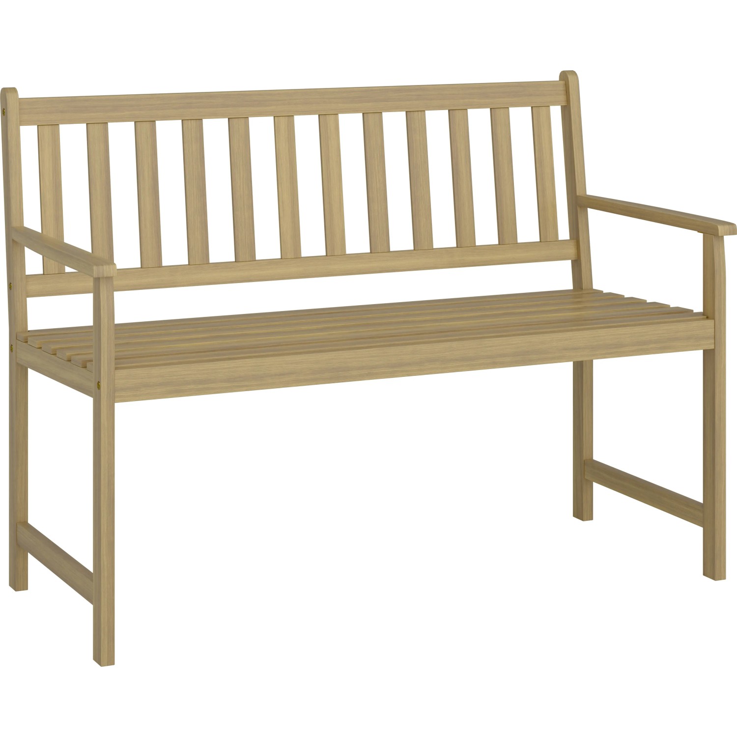 E-shop Záhradná lavica Kentwood agátové drevo/týk 85 x 115 x 58 cm