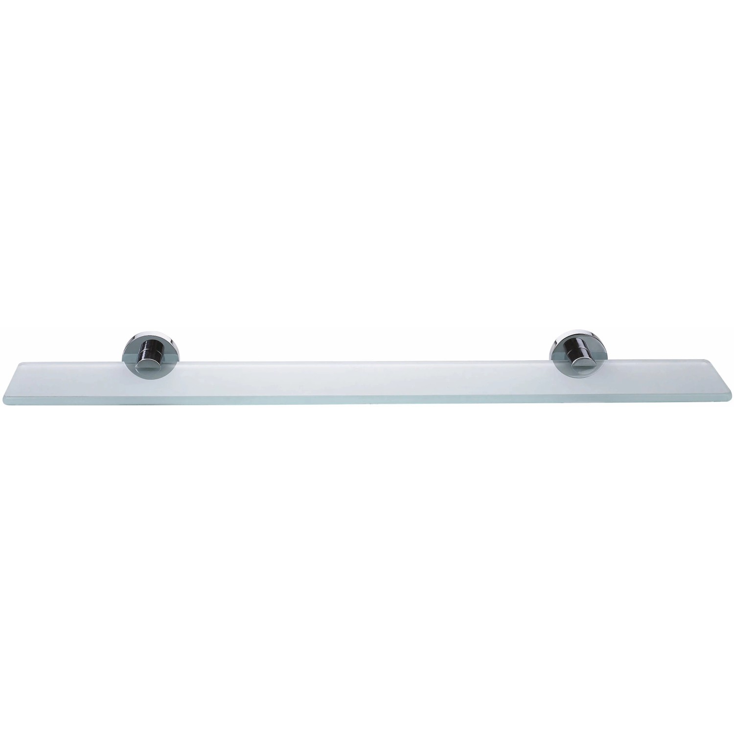 E-shop tesa Sklenená polička Smooz, chróm, 50 x 600 x 120 mm