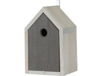 Vtáčia búdka borovica FSC® antracitová/svetlosivá
