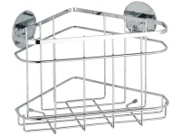 Wenko Rohový regál Turbo-Loc ušľachtilá oceľ bez vŕtania