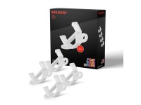 Briloner Súprava koncoviek koľajnicového systému, transparentná, 4 ks