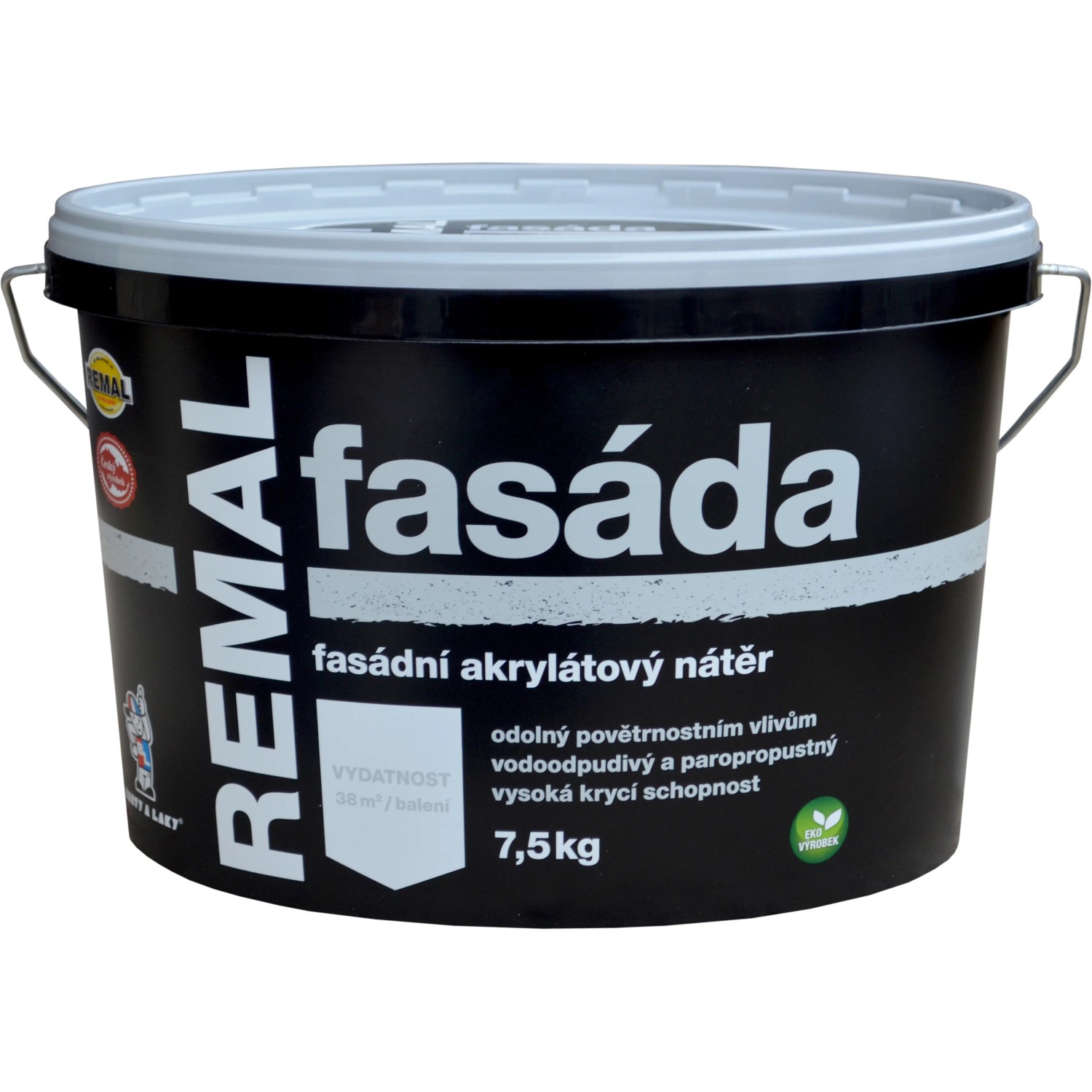 E-shop REMAL Fasádny akrylátový náter FASÁDA biely 7,5 kg