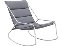 Hojdacia stolička Zoar antracitová, 64 x 109 x 92 cm