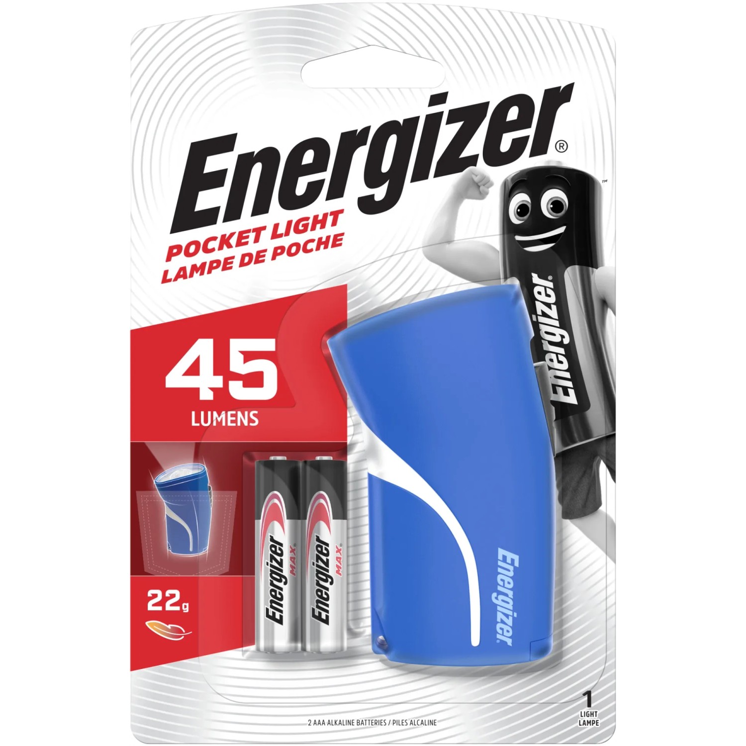 E-shop Energizer Vrecková baterka Pocket Light vrátane 3 x mikrobatérií (AAA)