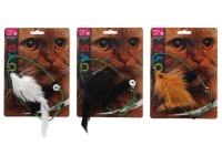 Magic Cat Goods Závesná plyšová myška na dvere, rôzne druhy, 17 cm