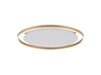 Just Light Stropné LED svietidlo Ritus, 28W, 3650lm, matná mosadz, pr. 58,5 cm Just Light Stropné LED svietidlo Ritus, 28W, 3650lm, matná mosadz, pr. 58,5 cm