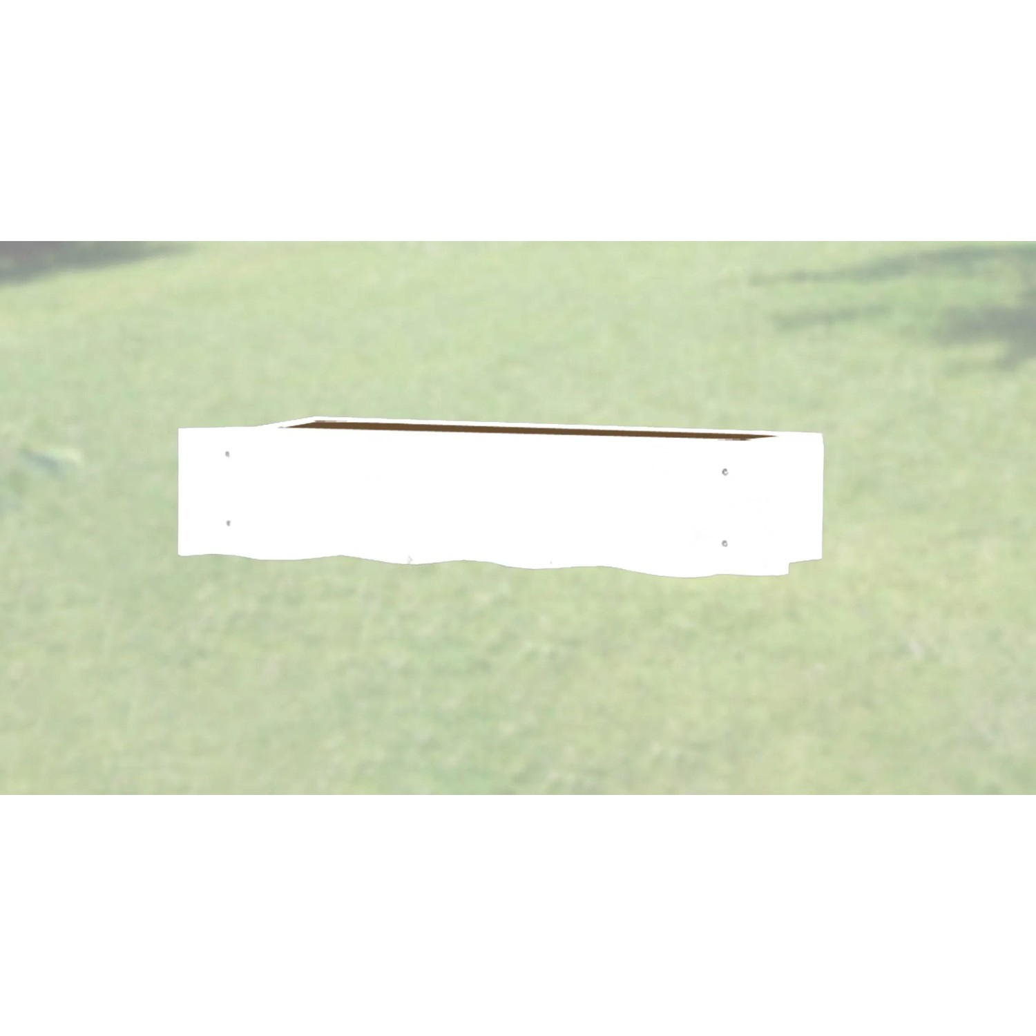 E-shop Weka Hrantík pre záhradný domček, biela, 60 cm