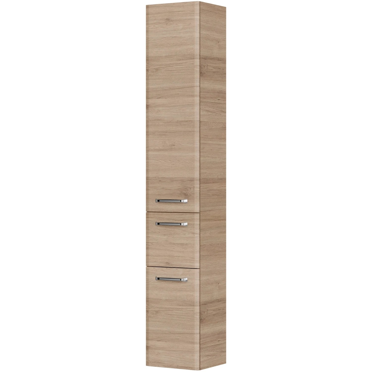 E-shop Pelipal Vysoká kúpeľňová skrinka Quickset 922, dub Sanremo, 30 x 33 x 185,5 cm