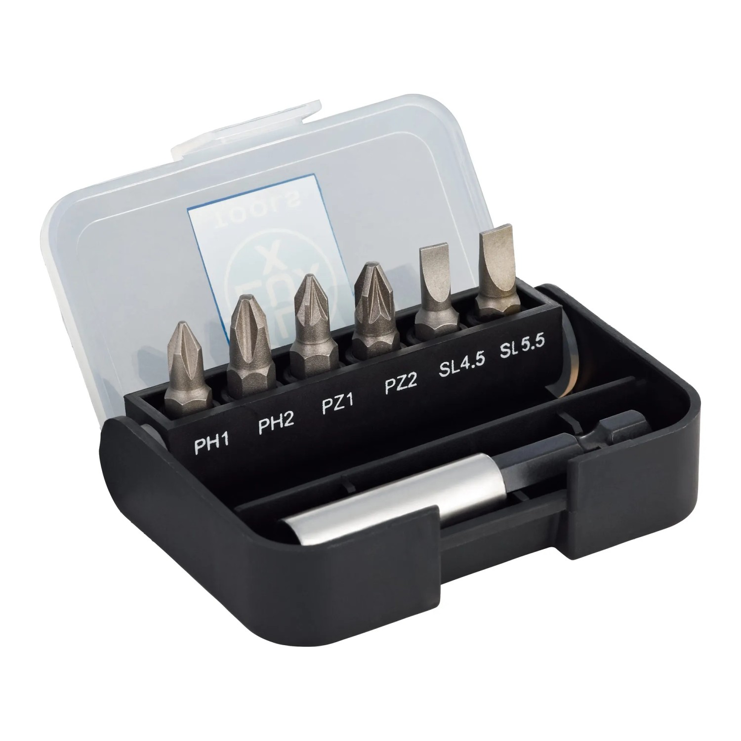 E-shop LUX-TOOLS Box so štandardnými bitmi, 7dielny