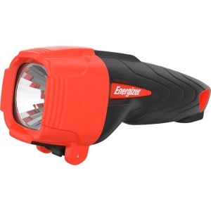 Pracovná lampa Energizer Impact, červeno-čierna, vrátane batérií.