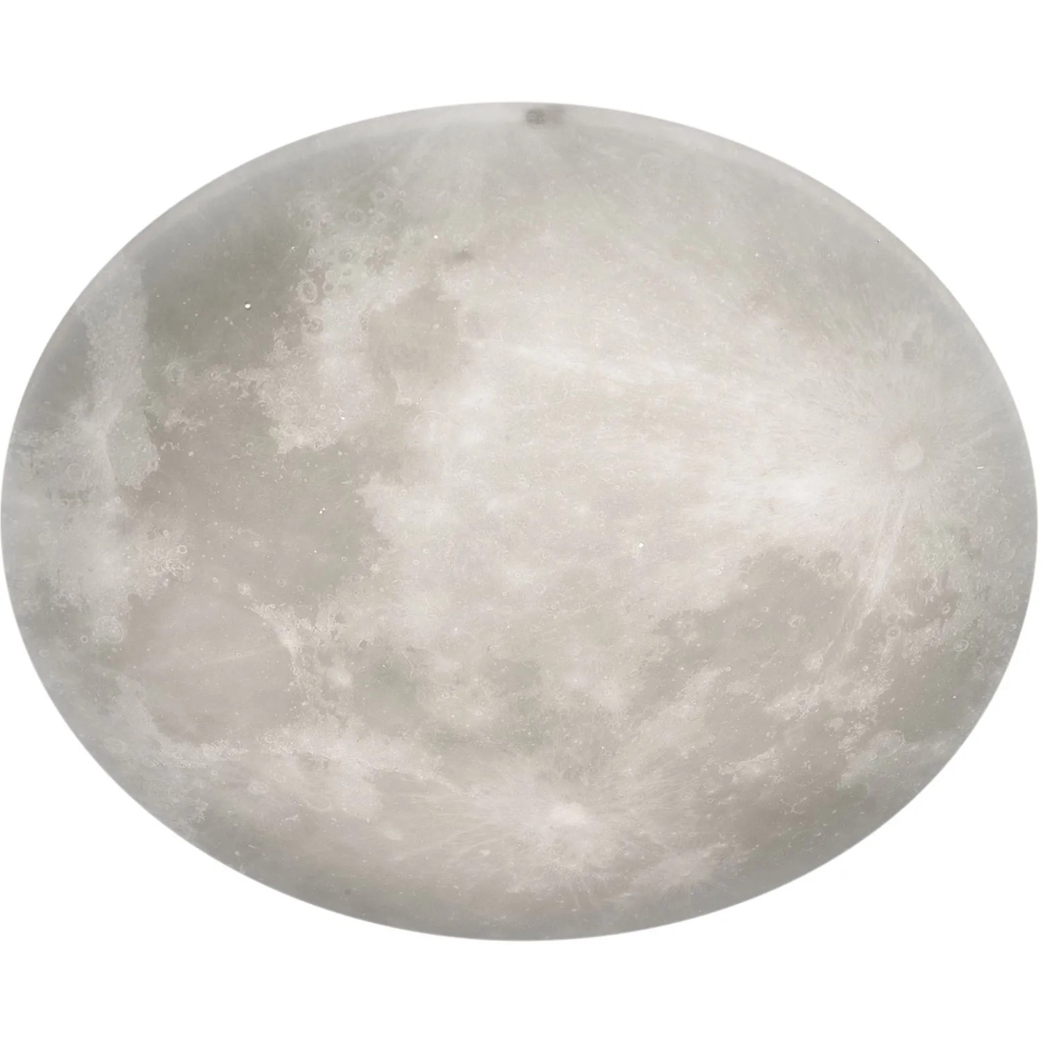 E-shop Trio Stropné LED svietidlo Lunatic, kov/plast, 18W, 1850 lm, biela, pr. 40 cm