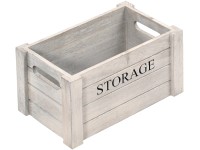 KESPER Viacúčelový skladovací box drevo Pavlovnie 13,5 x 16,5 x 26 cm