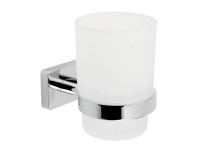 Novaservis Nástenný držiak kefiek Ferro Greta, chróm/sklo Novaservis Nástenný držiak kefiek Ferro Greta, chróm/sklo