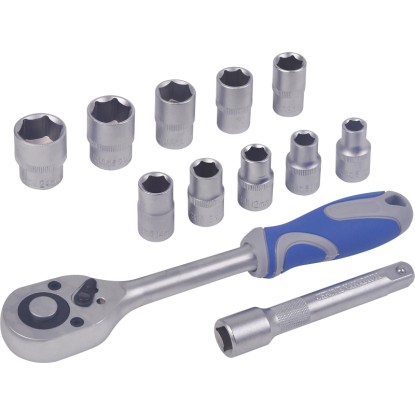 LUX-TOOLS Súprava nástrčkových kľúčov 12,5 mm (1/2") 12-dielna