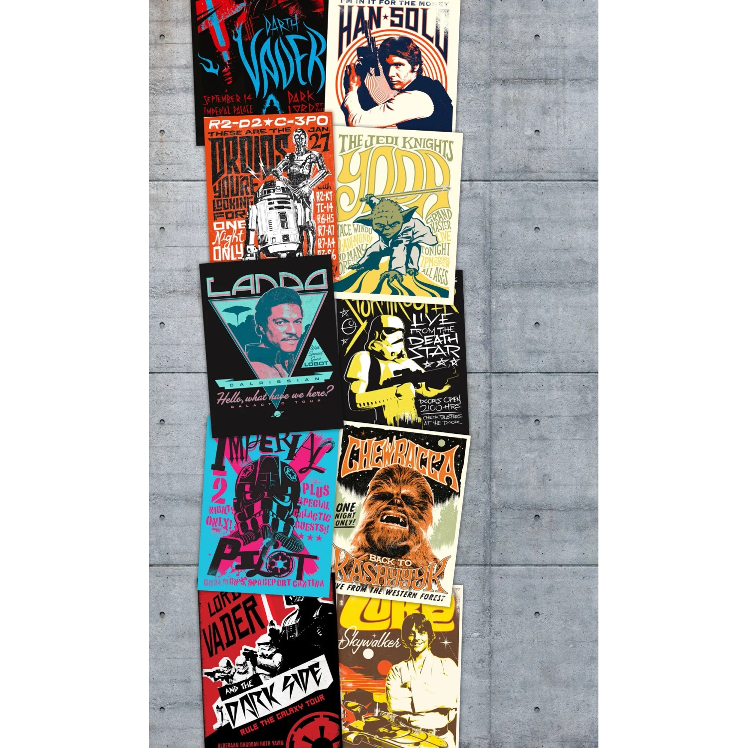 E-shop Komar Vliesová fototapeta Star Wars Rock On Wall 120 x 200 cm