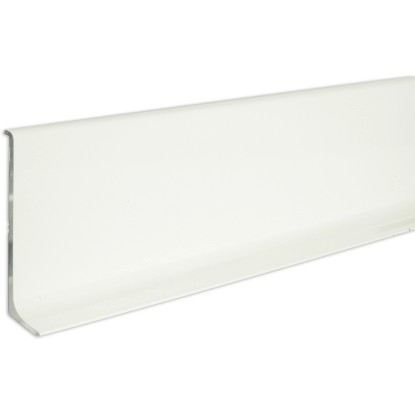 Fuchs Design Hliníkový sokel práškovo lakovaný biely, 8 x 250 cm