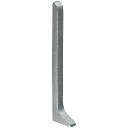 Fuchs Design Hliníkový sokel - koncovka, strieborná matná, ľavá, 6 cm