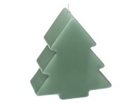 Steinhart Sviečka v tvare ihličnatého stromčeka, šalviová, 12 x 11 x 5 cm