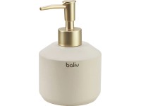 baliv Dávkovač mydla Cosy Wave, béžový, polyresin, 9 x 10 cm
