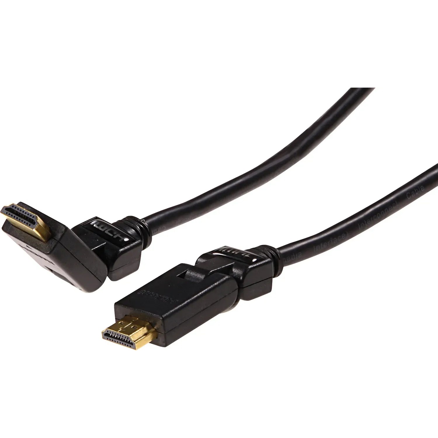 E-shop Schwaiger High-Speed HDMI kábel pohyblivý s ethernetom čierny 1,5 m