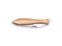 Mikov Nôž rybička 130-NZn-1 zlatý