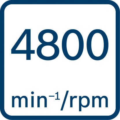 Špecifikácia otáčok 4800 min-1/rpm pre formátovacie, kapovacie a pokosové píly.