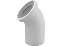 Alcadrain Dopojenie k WC koleno 45 stupňov Alcadrain Dopojenie k WC koleno 45 stupňov