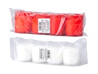 Náhrobný vklad červený+biely mix, 55 g, 4 ks