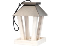 Vtáčie krmítko, borovicové drevo/akryl/kov, prírodná/medená, 18,5 x 18,5 x 27 cm Vtáčie krmítko, borovicové drevo/akryl/kov, prírodná/medená, 18,5 x 18,5 x 27 cm