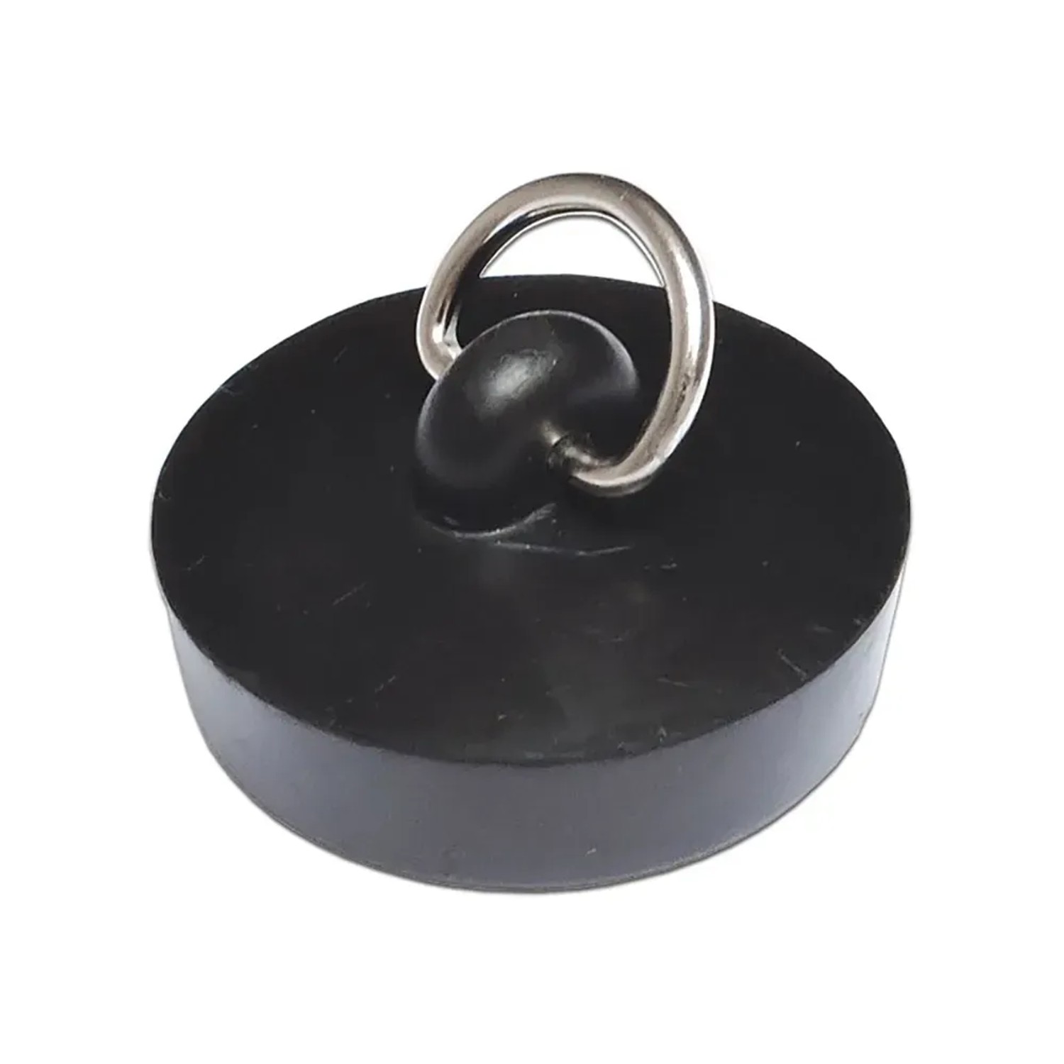 E-shop Vaňová zátka priemer 46 mm guma s polkrúžkom, čierna