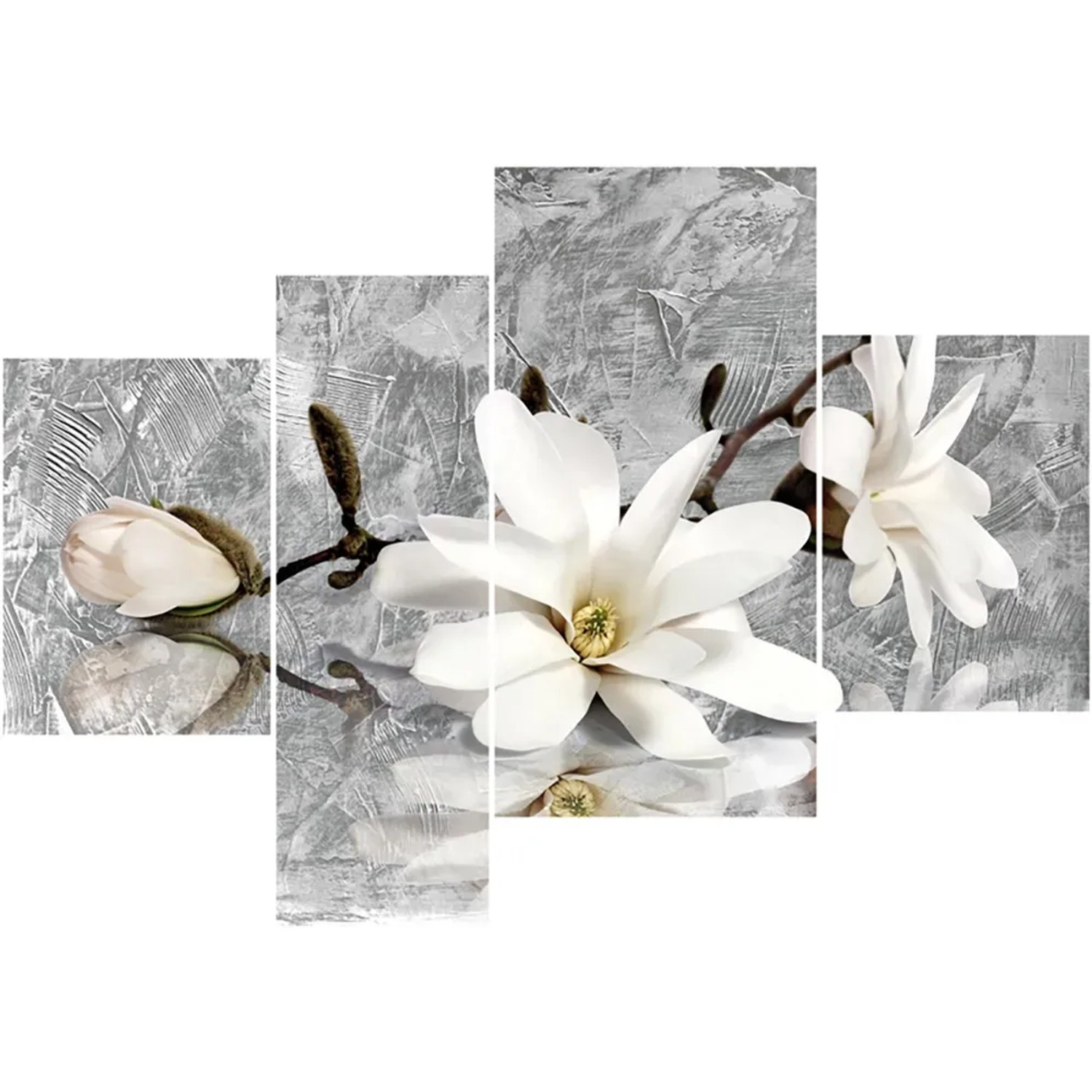 E-shop Bondecor 4dielna súprava obrazov Art 70 x 100 cm