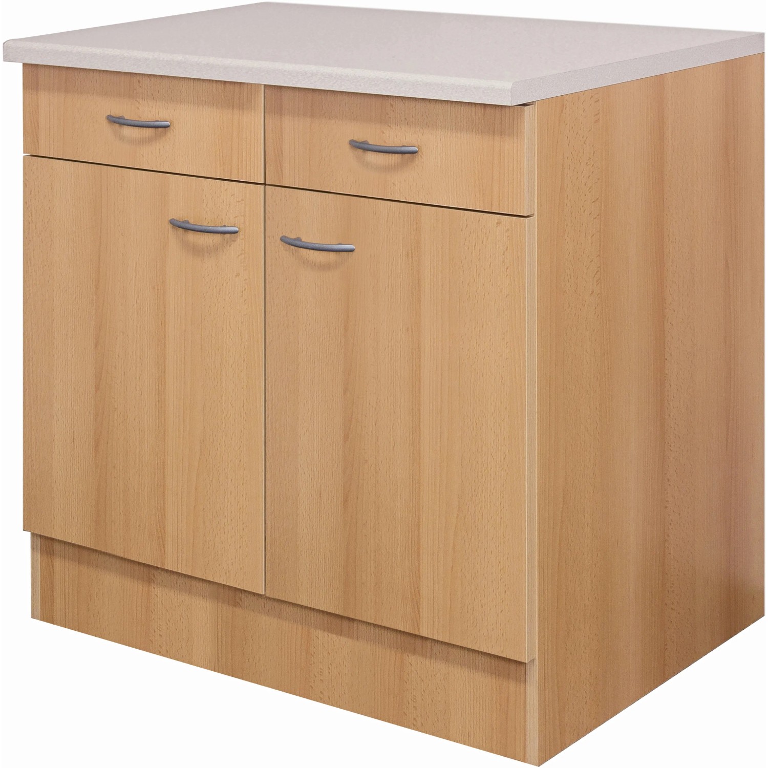 E-shop Flex-Well Kuchynská skrinka Nano spodná, zásuvky + dvierka, 100 x 85 x 57,1 cm